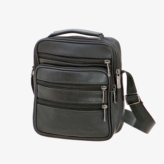 Picture of Bartuggi Leather messenger bag Black 718-110635