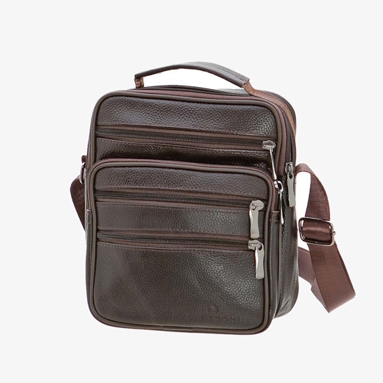 Picture of Bartuggi Leather messenger bag Brown 718-110635