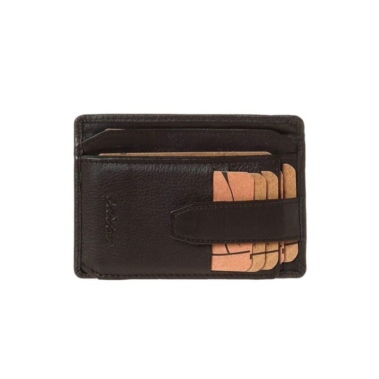 Picture of Mini Leather Wallet (ID-Cash-Cards-Coins-New Diploma) Lavor with RFID 1-3763 Dark Brown