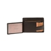 Picture of Mini Leather Wallet (ID-Cash-Cards-Coins-New Diploma) Lavor with RFID 1-3763 Dark Brown