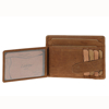 Εικόνα της Δερμάτινο Πορτοφόλι mini (Ταυτότητας-Χαρτονομισμάτων-Καρτών-Κερμάτων-Νέο Δίπλωμα) Lavor με RFID 1-3763 Crunch Brown