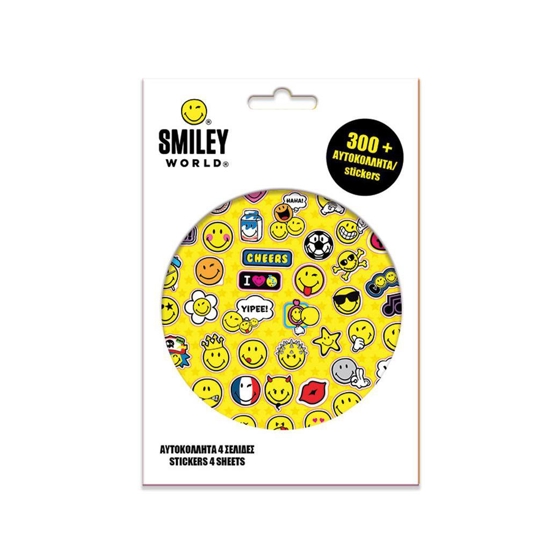 Picture of SMILEY WORLD STICKERS BLOCK OF 300 PCS., 14.5X21.5 CM.
