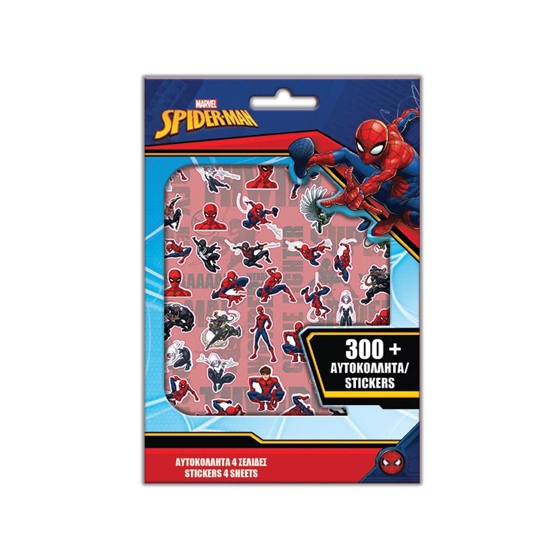 Picture of SPIDERMAN STICKERS BLOCK 300 PCS., 14.5X21.5 CM.