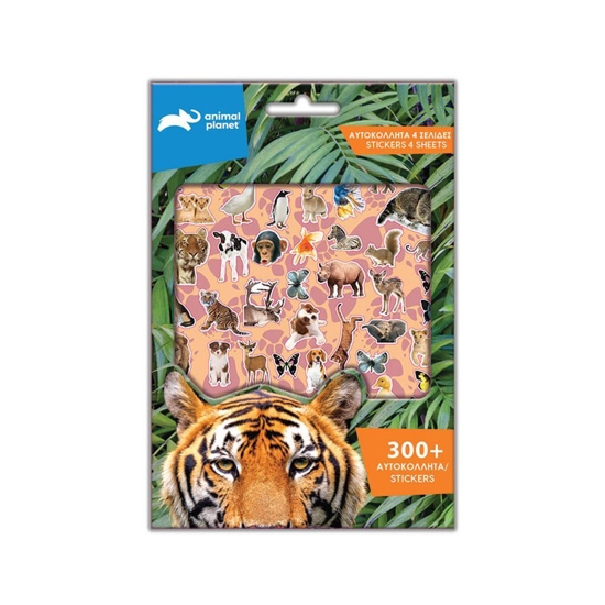 Picture of ANIMAL PLANET STICKERS BLOCK 300 PCS., 14.5X21.5 CM.