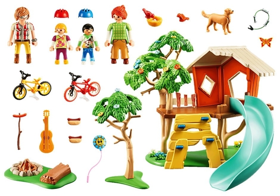 Picture of PLAYMOBIL Treehouse with slide 71001