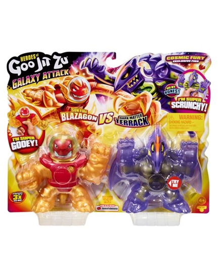 Picture of GOO JIT ZU FIGURES GALAXY ATTACK VERSUS 2 HEROES