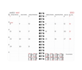 Picture of Monthly Planner 2023 Spiral 21x29cm