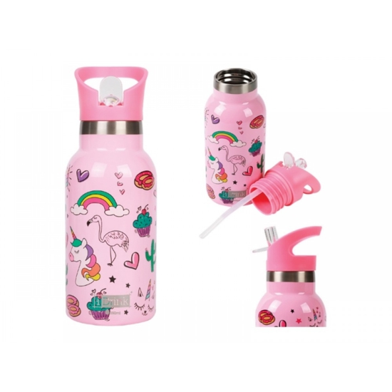 Picture of CANTEEN i DRINK ID0508 THERM BOTTLE 350ml UNICORN