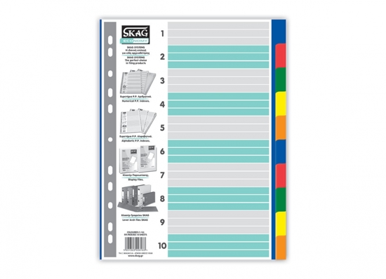 Picture of INDEX COLOR A4 10SH PP ECONOMY SKAG