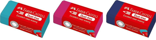 Picture of ERASER FABER CASTELL DUST-FREE 2019 VARIOUS COLORS