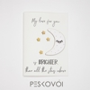 Picture of GREETING CARD "MY LOVE FOR YOU IS BRIGHTER THAN ALL THE STARS ABOVE"