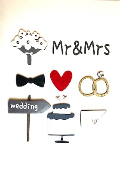 Picture of GREETING CARD "Mr & Mrs"