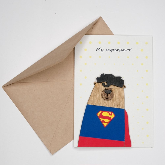 Picture of GREETING CARD "MY SUPERHERO"