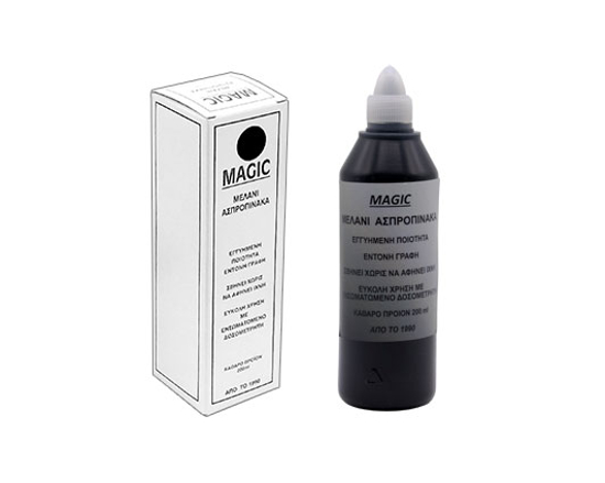 Picture of INK BOARD MARKER MAGIC 200ml BLACK PLASTIC BOTTLE