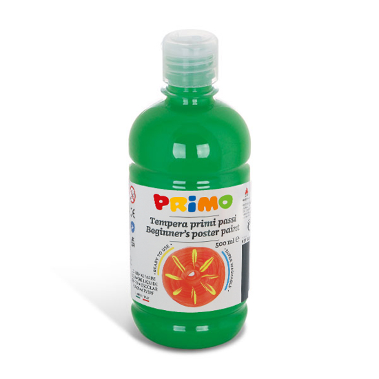 Picture of TEMPERA PRIMO BOTTLE 500ML N.610 BRIGHT GREEN