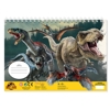 Picture of PAINTING BLOCK JURASSIC 23X33 40 SHEETS STICKERS-STENCIL- 2 COLORING PAGES 2 DESIGNS