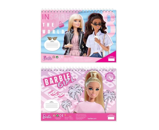 Εικόνα της ΜΠΛΟΚ ΖΩΓΡΑΦΙΚΗΣ BARBIE 23X33 40ΦΥΛΛΑ ΑΥΤΟΚΟΛΛΗΤΑ-ΣΤΕΝΣΙΛ- 2 ΣΕΛΙΔΕΣ ΧΡΩΜΑΤΙΣΜΟΥ 2 ΣΧΕΔΙΑ