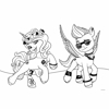 Picture of PAINTING BLOCK My Little Pony 23X33 40 SHEETS STICKERS-STENCIL- 2 COLORING PAGES 2 DESIGNS
