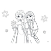 Picture of PAINTING BLOCK FROZEN 2 23X33 40 SHEETS STICKERS-STENCIL- 2 COLORING PAGES 2 DESIGNS