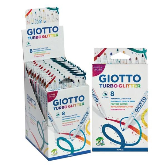 Picture of PAINT MARKERS TURBO GLITTER 8PCS GIOTTO