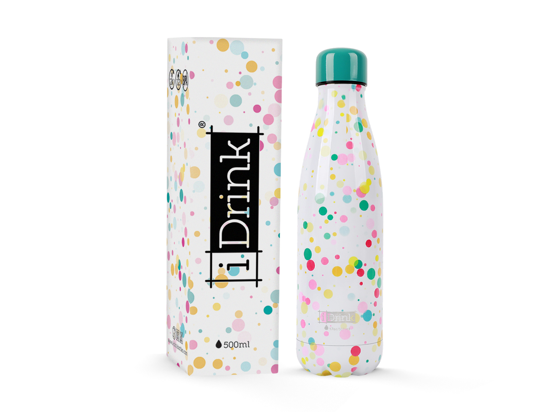 Picture of CANTEEN i DRINK ID0096 THERM BOTTLE 500ml BUBBLE