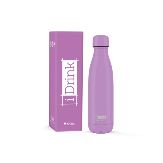 Εικόνα της ΠΑΓΟΥΡΙ i DRINK ID0406 THERM BOTTLE 500ml LIGHT PURPLE