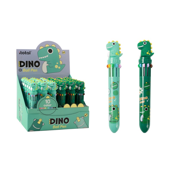 Picture of PEN I-TOTAL XL2374 DINO MULTI 10 COLORS