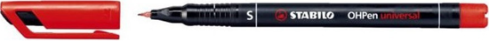 Picture of MARKER PERMANENT STABILO OHPen RED S