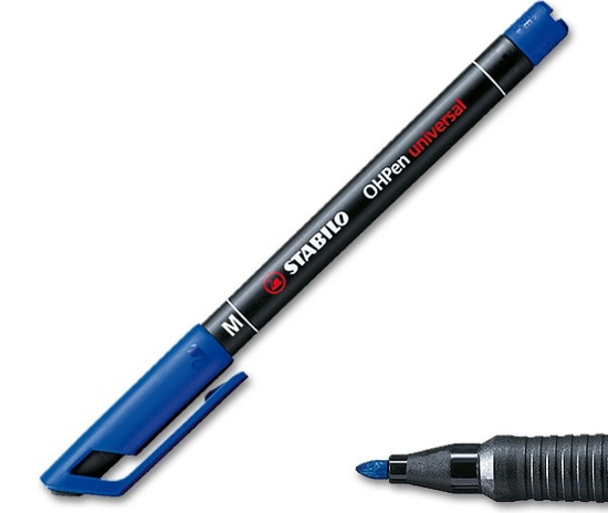 Picture of MARKER PERMANENT STABILO OHPen BLUE M