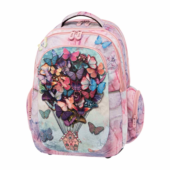 Picture of POLO BACKPACK EXTRA BALLOON WITH BUTTERFLIES 3 SEATS 901032-8187