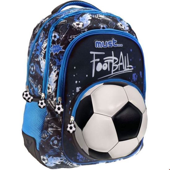 Picture of BACKPACK MUST 32X18X43 4 CASES FOOTBALL