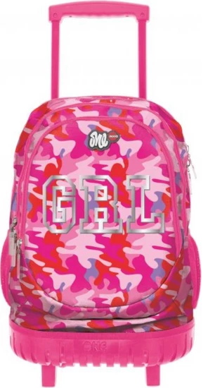 Picture of TROLLEY BACKPACK ONE ROCK N ROLL 01447 PINK CAMO 54 X 35 X 24cm