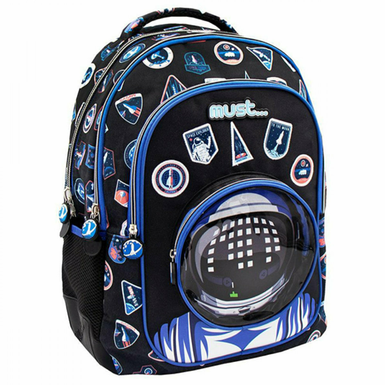Picture of SCHOOL BAGPACK MUST ASTRONAUT PRIMARY BACK WITH 3 POCKETS