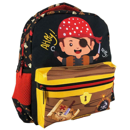 Picture of SCHOOL BACKPACK TODDLER MUST PIRATE 3D SOFT WITH 2 POUCHES