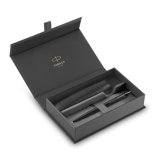 Εικόνα της ΣΤΥΛΟ PARKER JOTTER XL MONOCHROME MATTE BLACK CT BALL PEN+BLACK POUCH PP