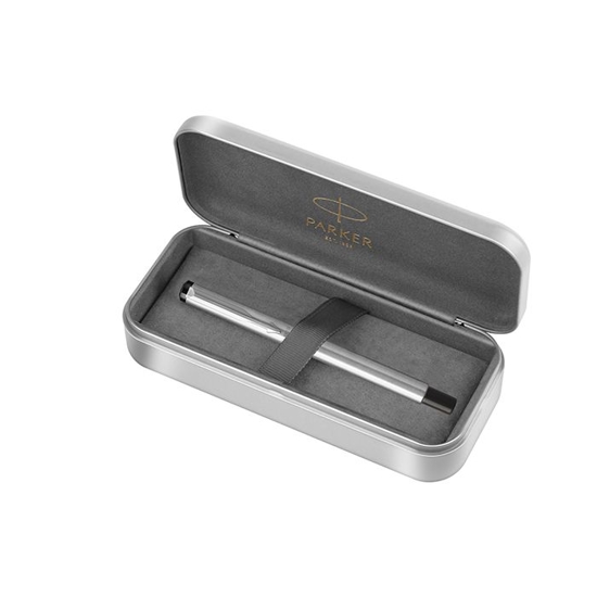 Εικόνα της ΠΕΝΑ Parker Vector Stainless Steel CT Set Fountain pen and Tin box