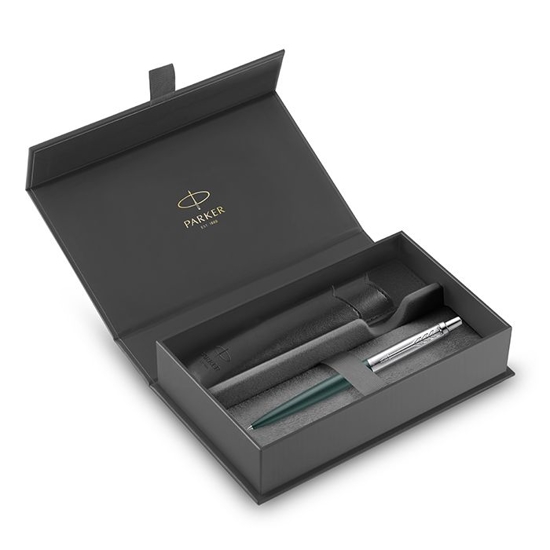 Εικόνα της Στυλό Parker Jotter XL Matte Green CT Balllpen and Black Pouch