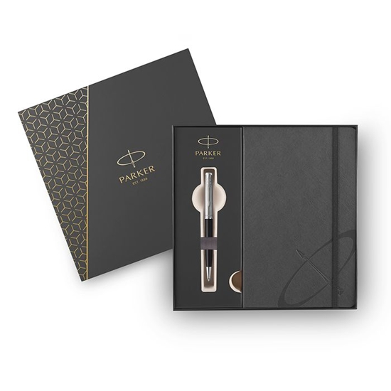 Picture of Pen Parker Ballpoint Sonnet Essential Black CT + GIFT 1 NOTEBOOK PARKER BLACK