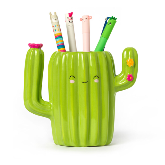 Picture of Ceramic Pen Holder Cactus - Desk Friends