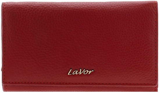 Picture of WOMEN'S LEATHER WALLET LAVOR RED 1-6042