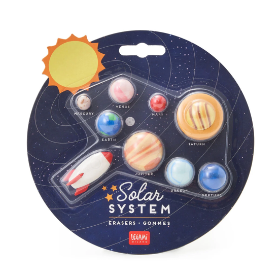 Picture of Solar System - Set of 9 Erasers Legami