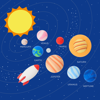 Picture of Solar System - Set of 9 Erasers Legami