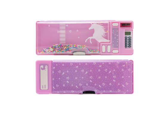 Picture of Retro Case with computer Pink Unicorn