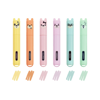 Picture of Set of 6 Mini Pastel Highlighters - Teddy's Style Legami