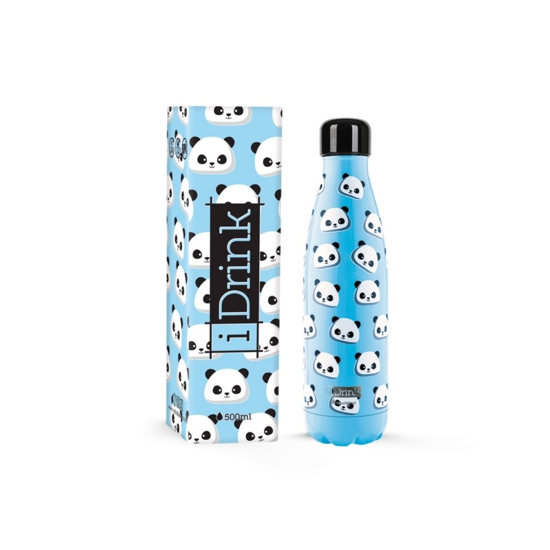 Picture of CANTEEN i DRINK ID0090 THERM BOTTLE 500ml PANDA