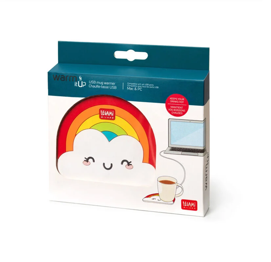 Picture of USB Mug Warmer - Rainbow Legami Warm it Up
