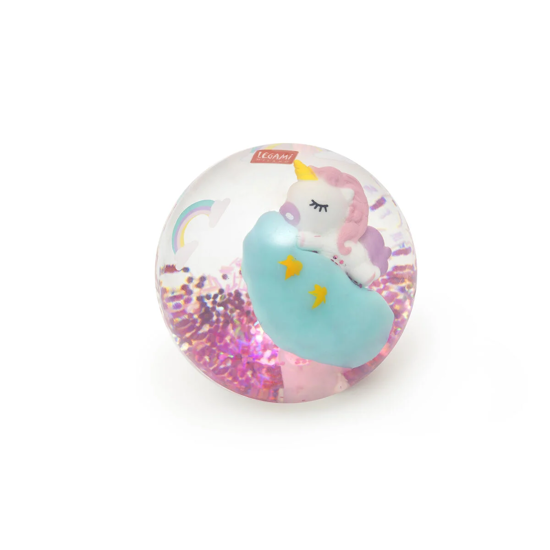 Εικόνα της Φωτιζόμενη τρελόμπαλα Unicorn Light-up Bouncy Ball Legami