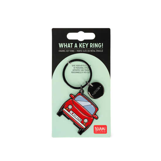 Picture of Enamel Key Chain What a Key Ring! - Car Legami