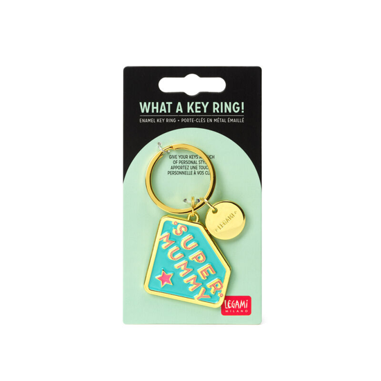 Picture of Enamel Key Chain What a Key Ring! - Super Mummy Legami