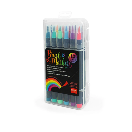 Picture of Set of 12 pcs Brush Markers Legami